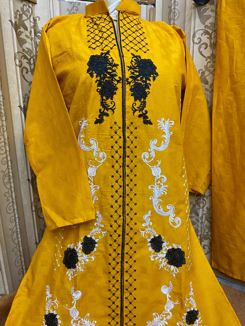 Embroidery stiched 2 piece suit / Shirt and trouser