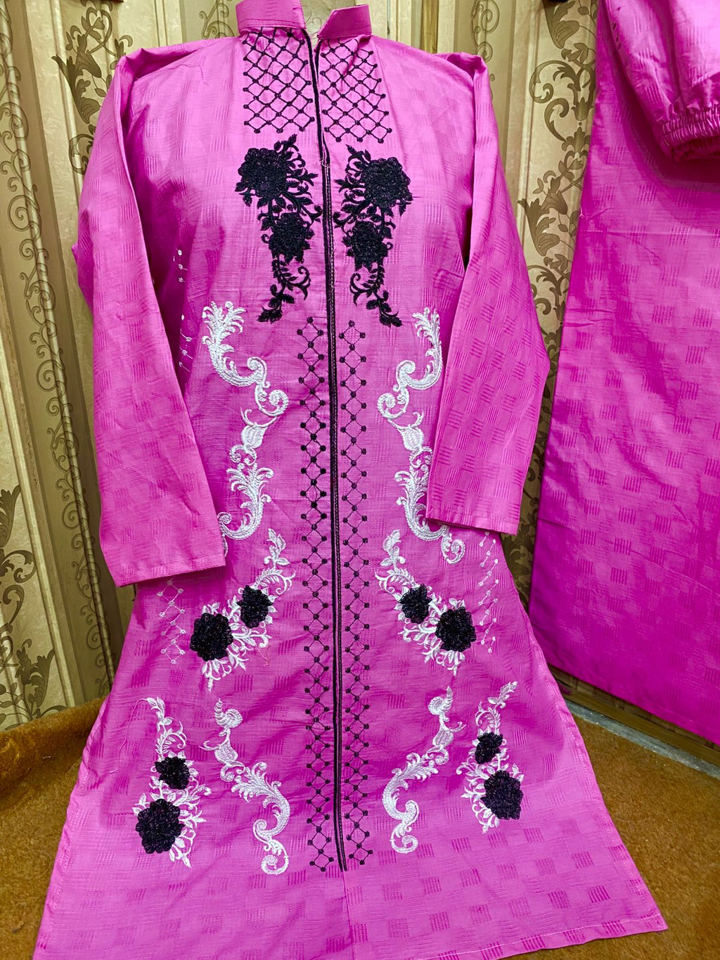 Embroidery stiched 2 piece suit / Shirt and trouser