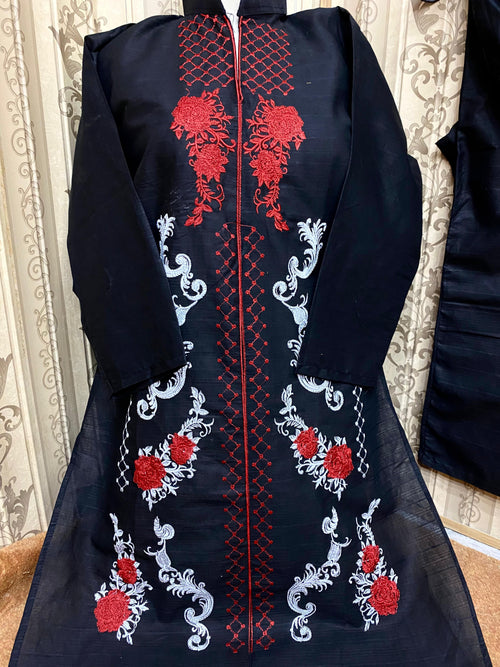 Embroidery stiched 2 piece suit / Shirt and trouser