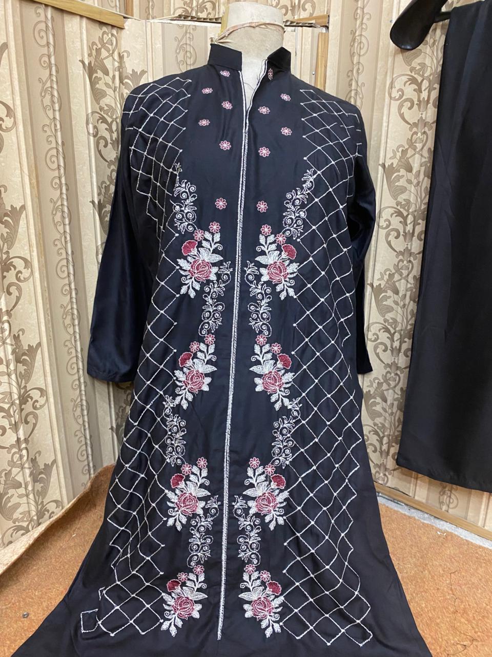 Embroidery stiched 2 piece suit / Shirt and trouser