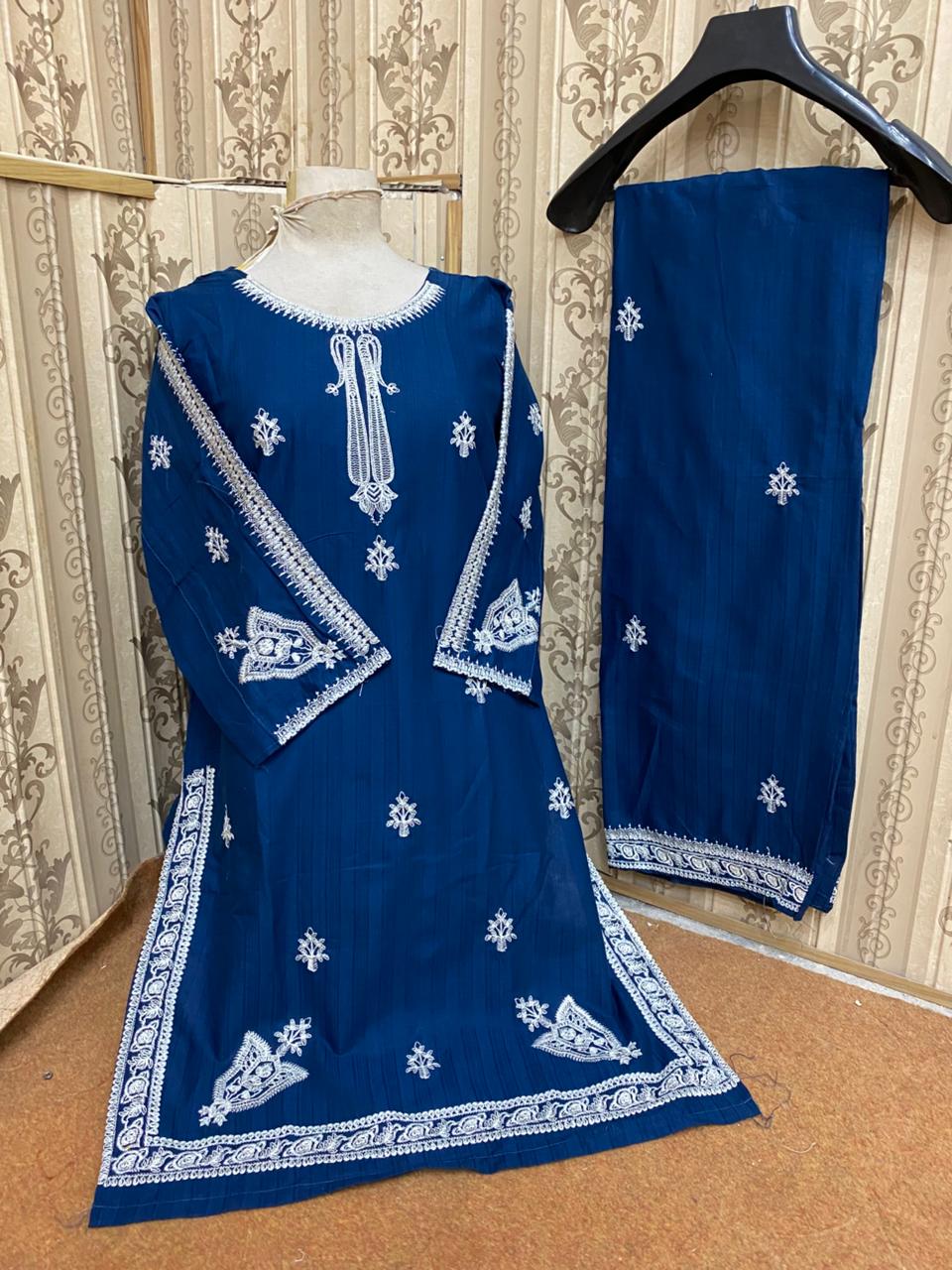 Heavy embroidery Fancy Two Pc