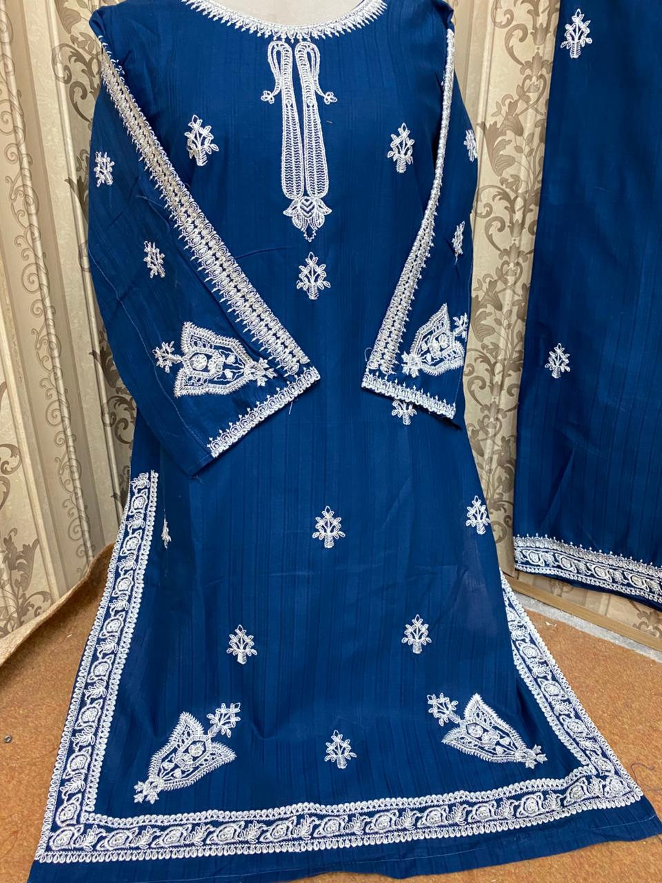 Heavy embroidery Fancy Two Pc