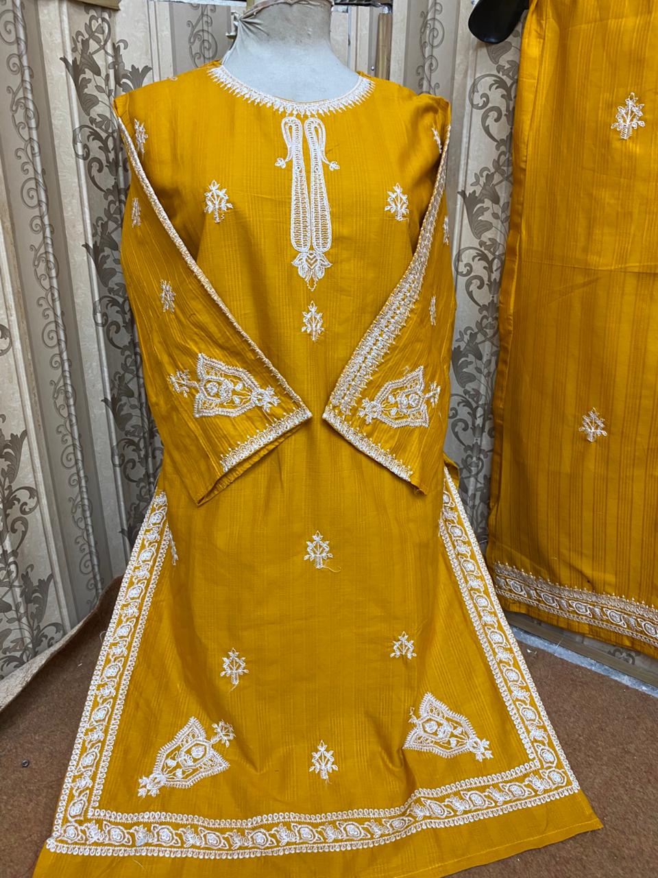 Heavy embroidery Fancy Two Pc