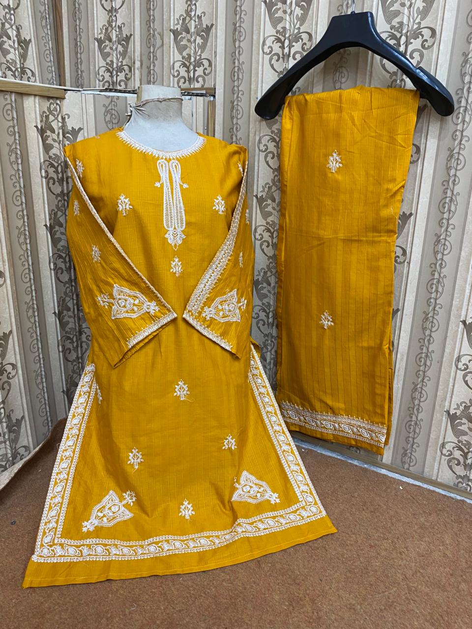 Heavy embroidery Fancy Two Pc