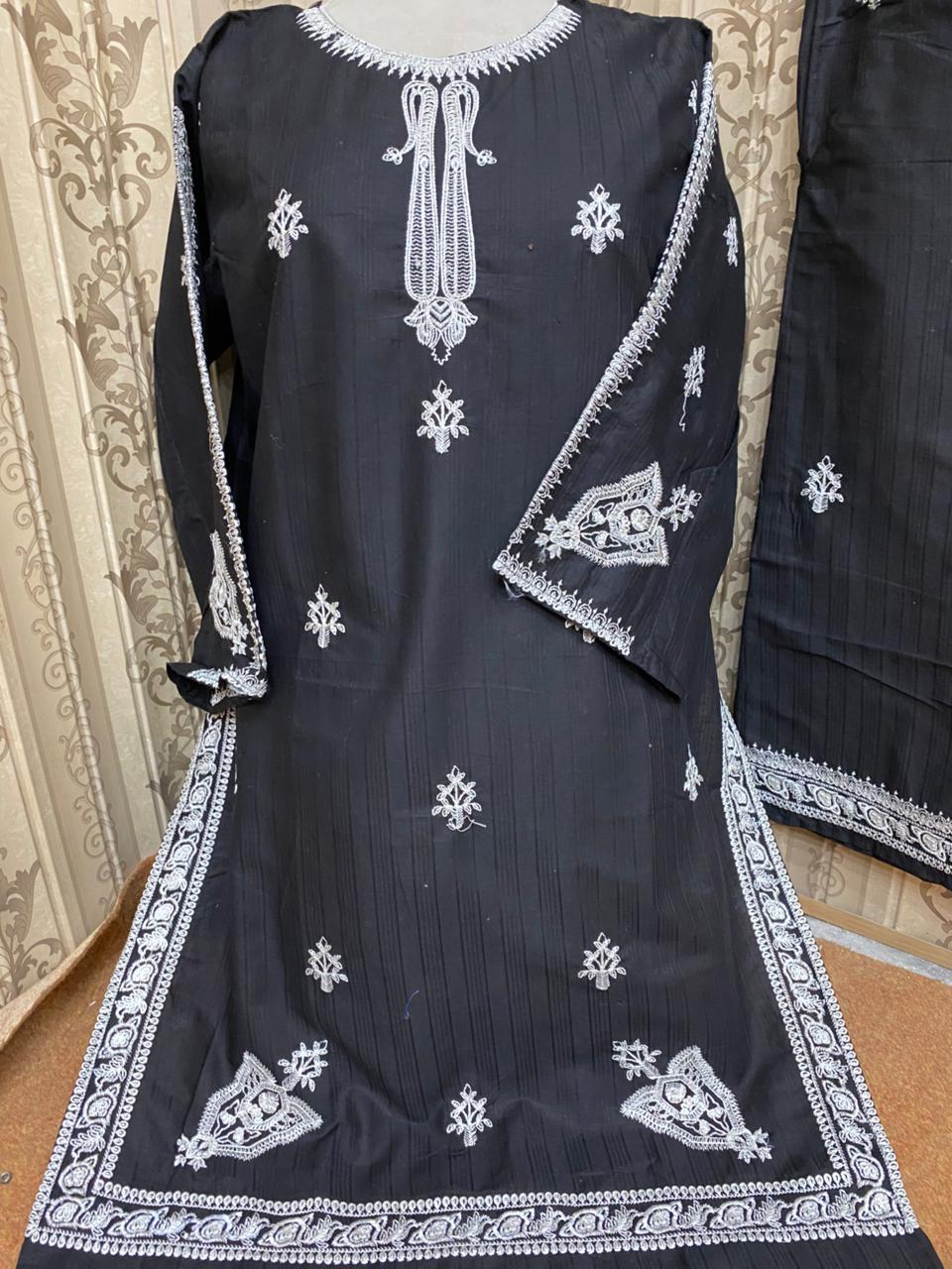 Heavy embroidery Fancy Two Pc