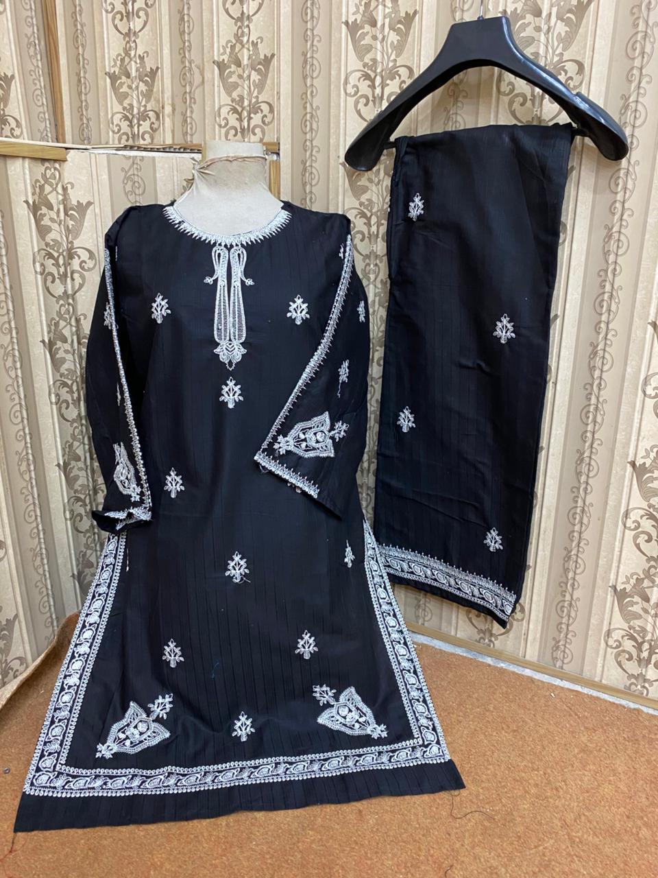 Heavy embroidery Fancy Two Pc