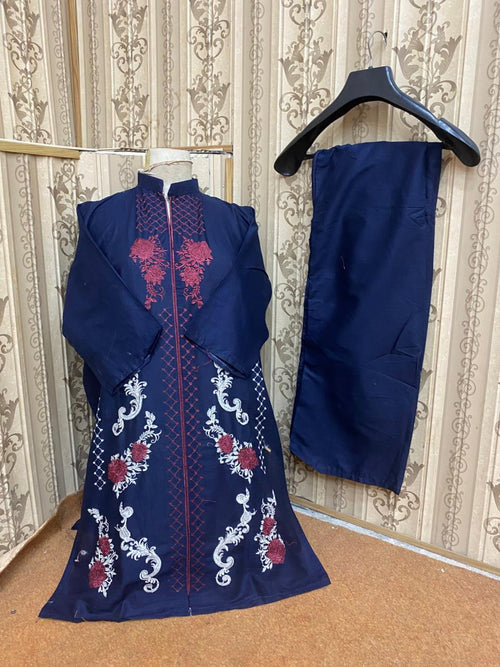 Embroidery stiched 2 piece suit / Shirt and trouser