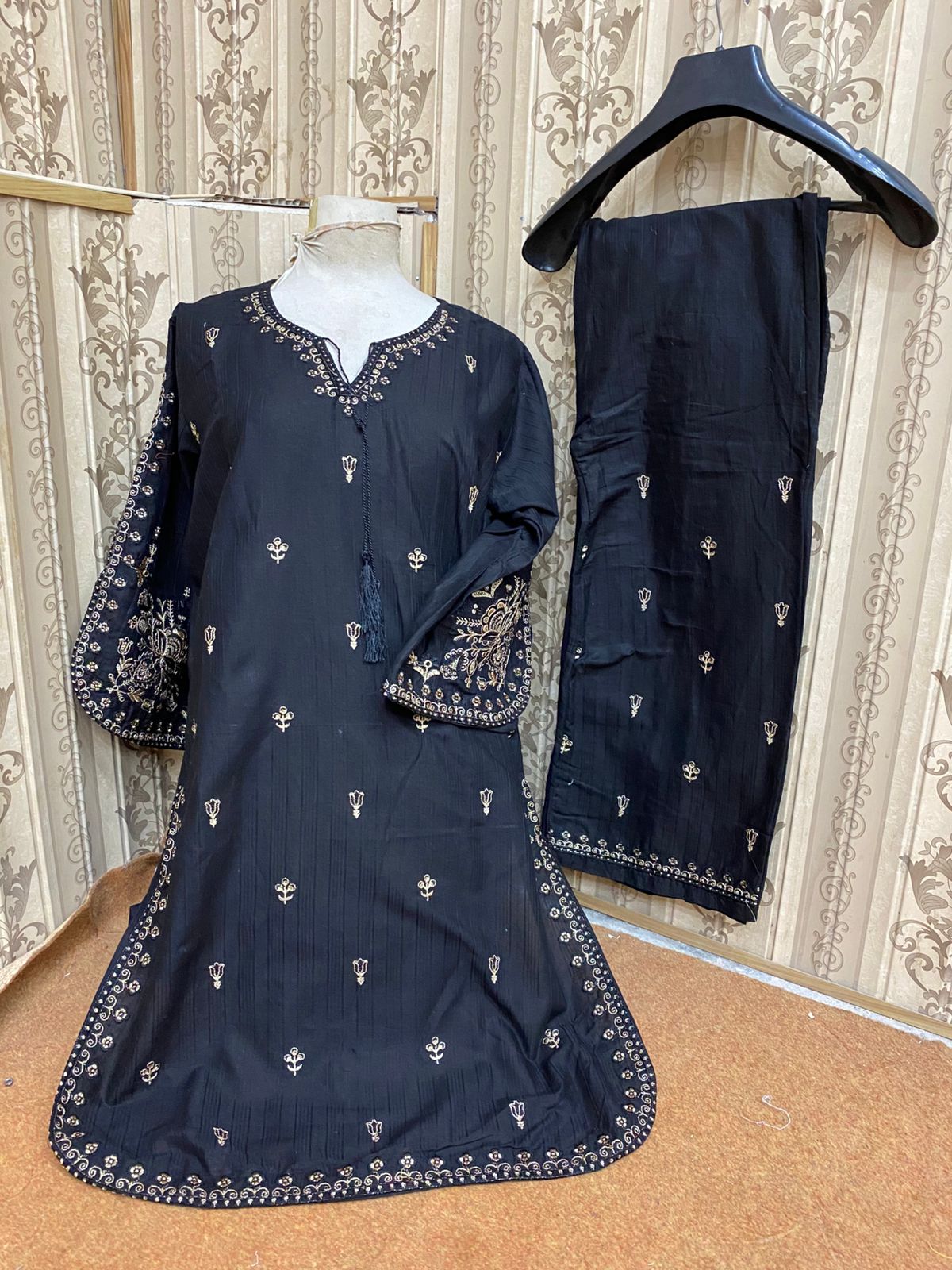 Heavy embroidery Fancy Two Pc