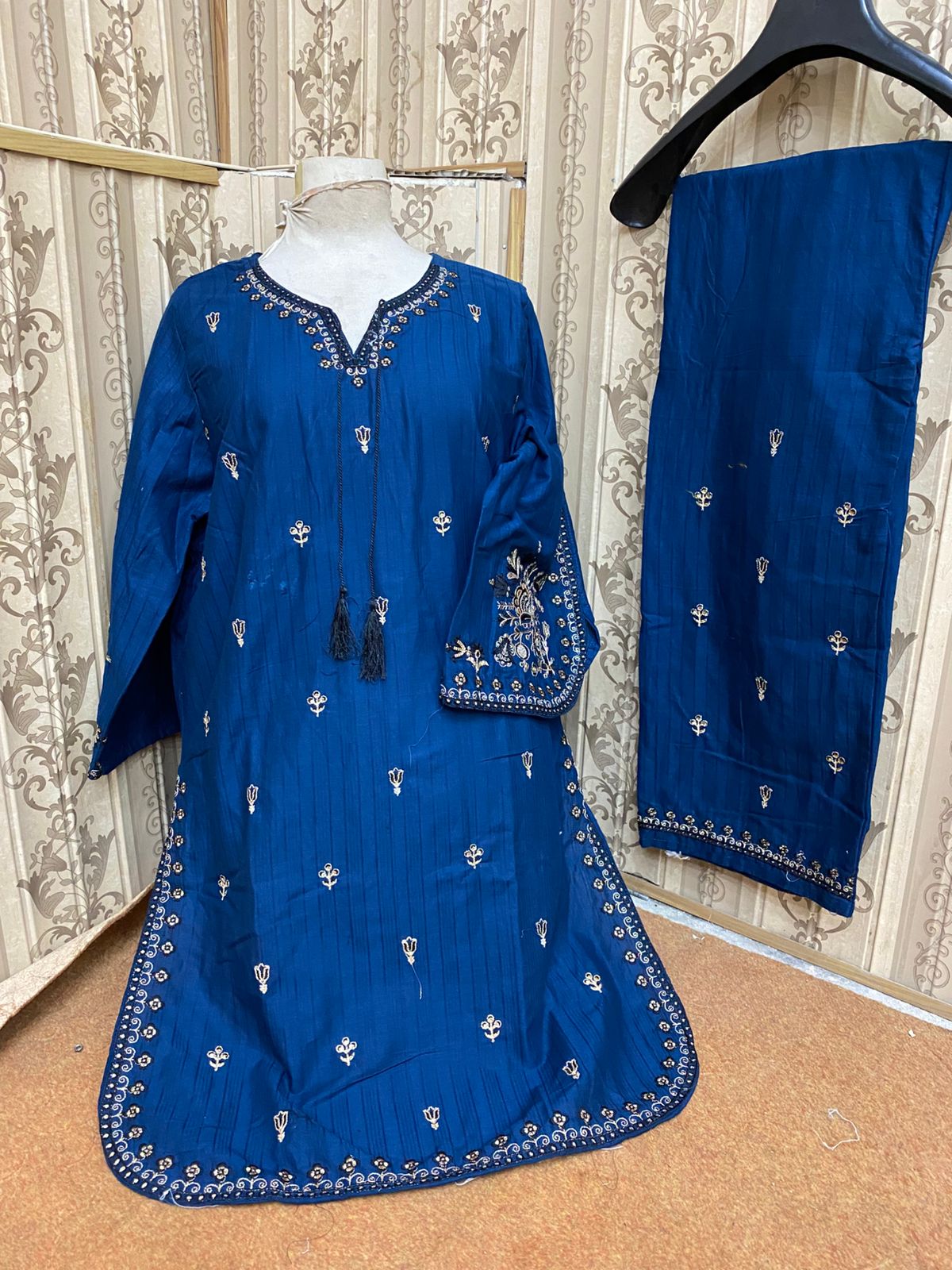 Heavy embroidery Fancy Two Pc