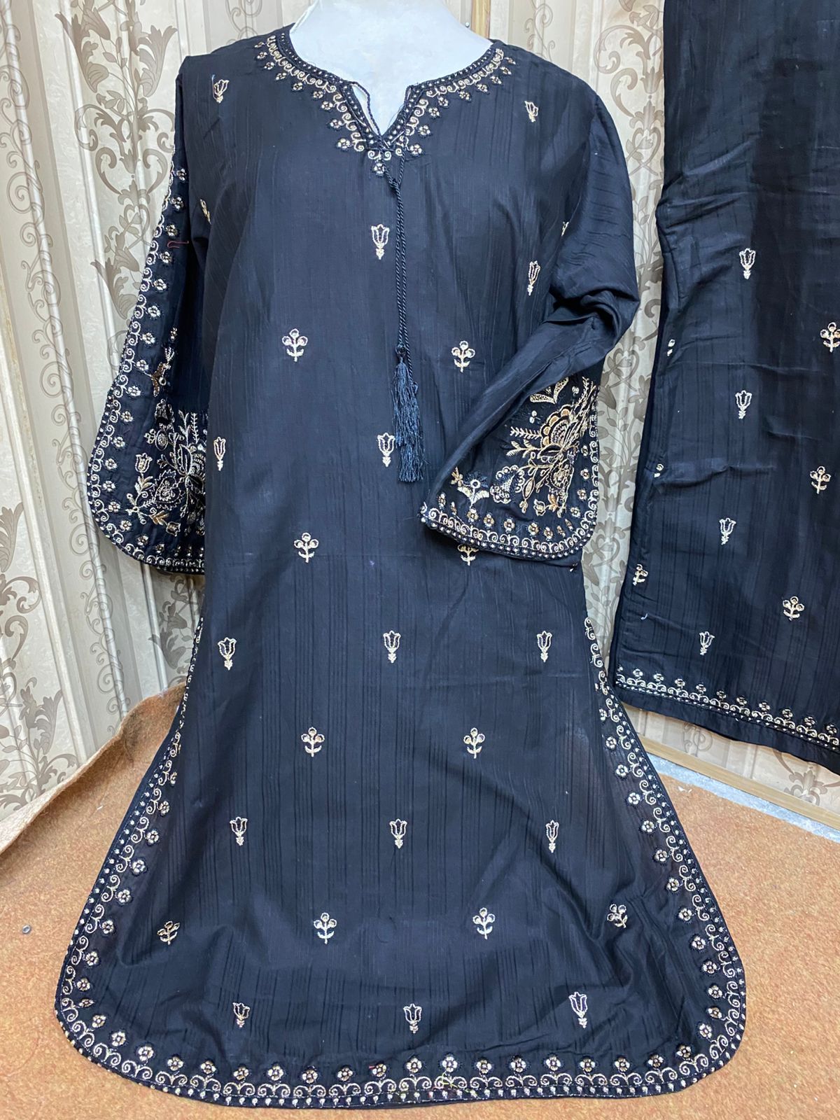 Heavy embroidery Fancy Two Pc