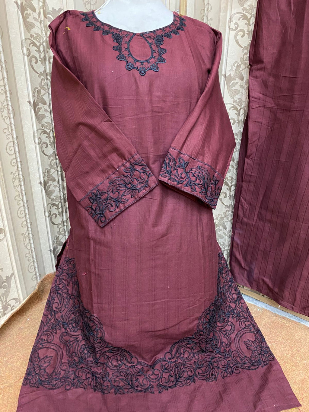 Heavy embroidery Fancy Two Pc